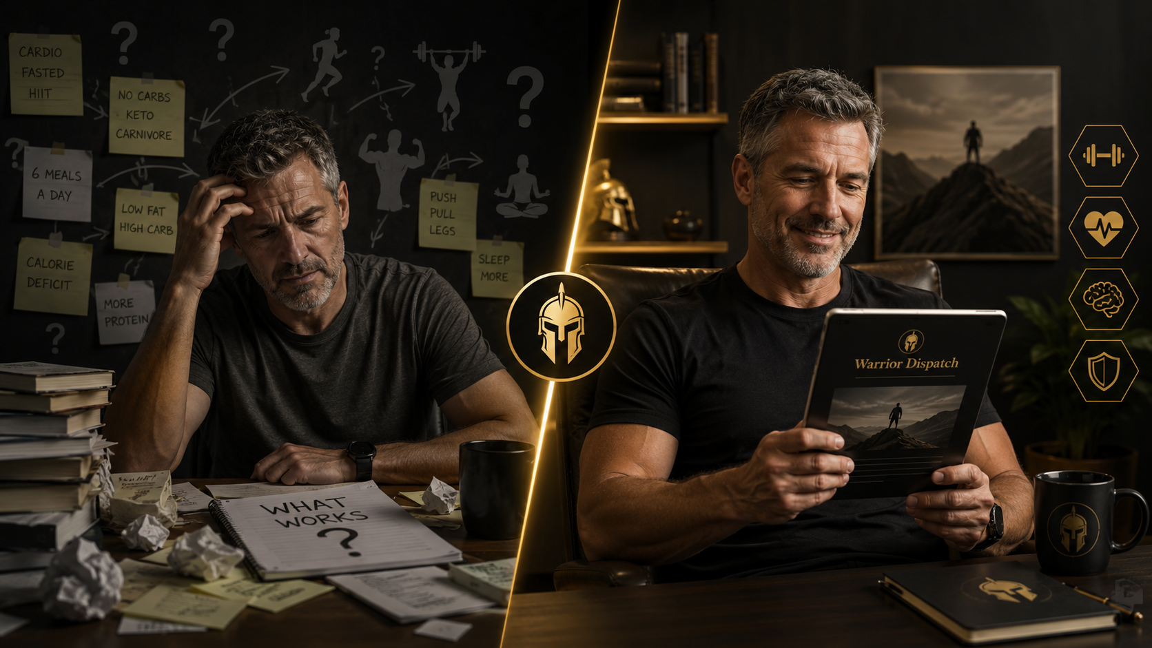 The Warrior Dispatch brings clarity to a man overwhelmed by conflicting fitness advice